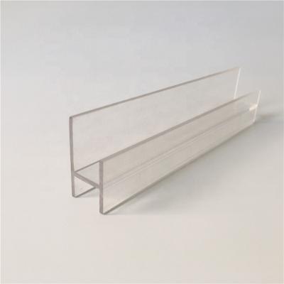 China Modern Clear Polycarbonate Extrusion 2 Way Connector For 15 Mm Panel for sale