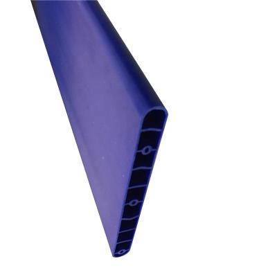 China Advertising Blue ABS Board Extrusion Cavity Plastic Profile for sale