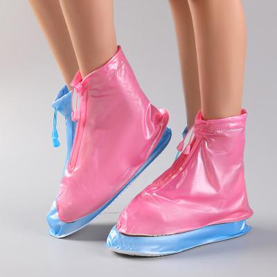 China Hot Sale Trend Fashion Slip-Resistant Rain Snow New Waterproof PVC Shoe Covers for sale