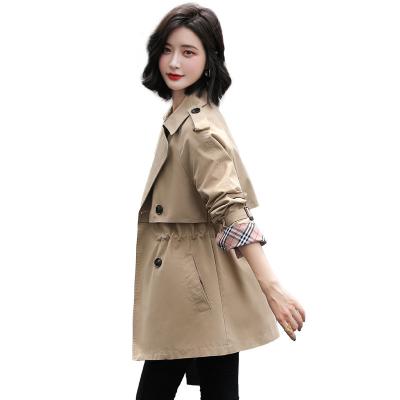 China 2021 Reversible Autumn New Hangzhou women's clothing French upper classic trench coat small one-piece fashion coat dropshipping for sale