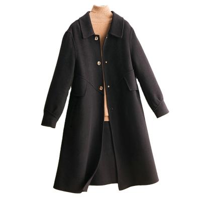 China The new breathable double faced wool coat in autumn and winter 2021 for sale