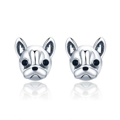 China 2020 Hot Selling Fashion Cheap Unisex Jewelry Solid Sterling Silver Earrings for sale