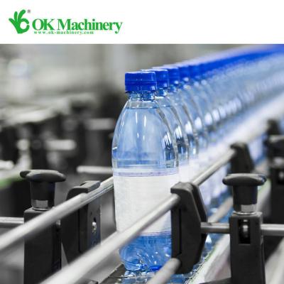 China Pure Drinking Mineral Water Production Line Fully Automatic Complete Small Beverage Pet Plastic Bottle / Bottle Water Filling Machine for sale