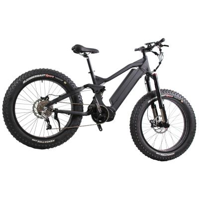 China 1000W G510 Mid Drive Motor Aluminum Fat Tire Electric Bike 48V Lithium Battery Ebike for sale