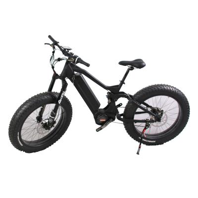 China Aluminum alloy 1000 watt frame full suspension MTB ebike Bafang ultra mid motor aluminum ebike for sale