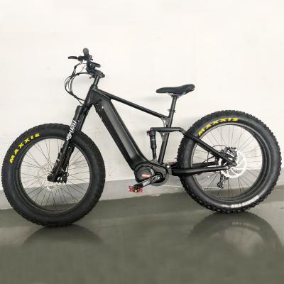 China 2022 New Fat Full Suspension Aluminum Alloy Electric Bike 10000w BAFANG EBIKE Mid Drive for sale