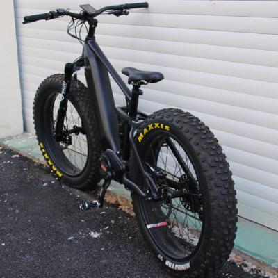 China Bafang carbon fiber fat bike M620 ultra mid drive g510 electric ebike electric frame 1000w full suspension for sale