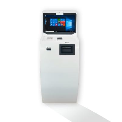 China OEM/ODM Indoor Self-Service Payment Touch Screen Ticket Terminal Kiosk Customized Sheet Metal Cabinet with Printer/Scanner/NFC for Sale for sale