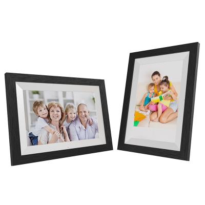 China Wifi 10 Inches IPS Touch Screen Video Android System Cloud Picture Frames Electronic Smart Wifi Digital Photo Frame For Home Family for sale