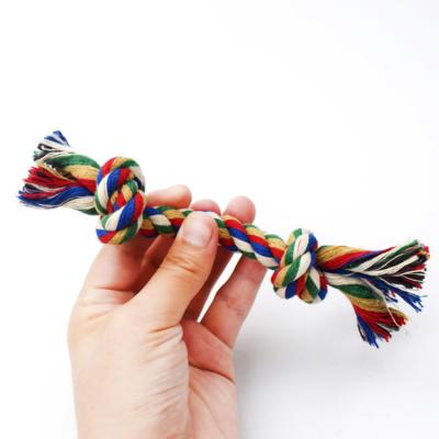 China Wholesale Viable Pet Toy Pet Dog Chew Cotton Blend Rope Tug Dog Rope Playing Chew Toy for sale