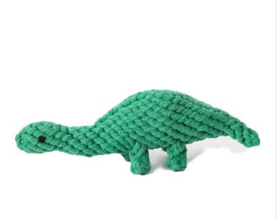 China Viable Factory Direct High Quality Dinosaur Dog Bite Cotton Toy Pet Toys Cord for sale