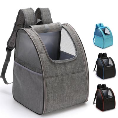 China Sustainable Wholesale High Quality OEM Comfort Hiking Pet Carrier Backpack For Small Cats And Dogs for sale