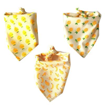 China Factory Price Stocked Square Pet Triangle Plain Printed Custom Customized Scarf Logo Dog Bandana for sale