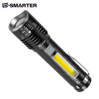 China Zoomable Led High Bright Sst40 Linterna Powered Portable Waterproof Charging Taschenlampe 18650 White Laser Recharge Flashlight From Light Factory for sale