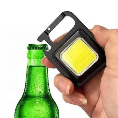 China Portable Mini Pocket Led Torch Key Chain 3 Modes Pocket Light 500 Lumen Aluminum Alloy Work Light Small Cob Key Chain Magnetic Flashlight Small for sale