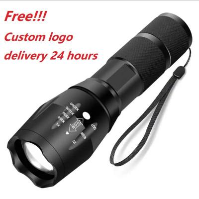 China Zoomable Led Lightweight Multifunctional Long Range Powerful Waterproof Underwater Lanterna Led Taschenlampe Tactical Rechargeable Flashlight Linterna for sale