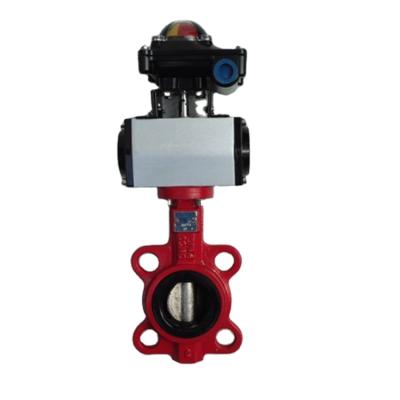 China New Promotion 2021 General Good Quality Stainless Steel Pneumatic Butterfly Valve for sale