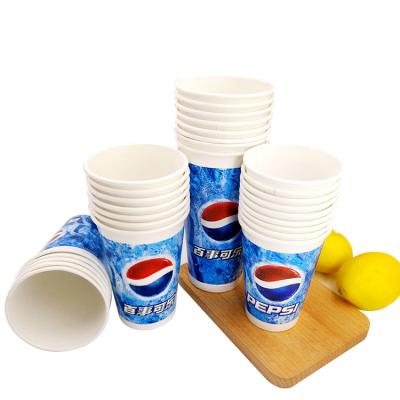 China Decorative sticker paper cup for custom mini cute kola paper coffee cups for sale