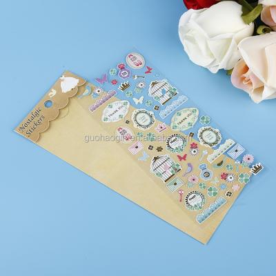 China 10x18.5cm Decorative Hot Cartoon PP Sticker VINYL Sticker Animal PVC Sticker for sale