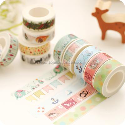 China Custom colorful design waterproof washi assorted tape for decoration and gift box for sale