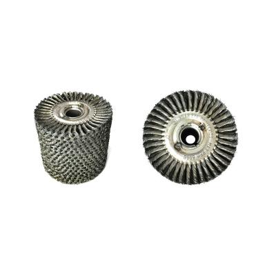 China Deburring Cylindrical Steel Wire Roller Brush For Polishing Wire for sale