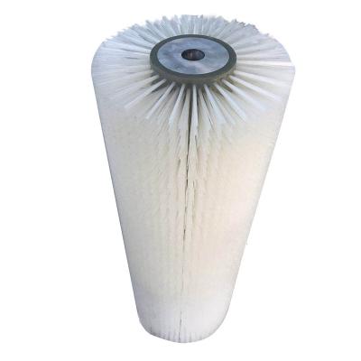 China Sustainable Industrial Wax Brush Round Cylinder Cleaning Brush for sale