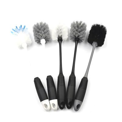 China Durable Nylon Dust Remover Bottle Cleaner Brush , Glass Instruments Bottle Brush for sale