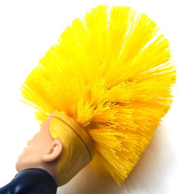 China Donald Trump Toilet Brush Cleaner Stocked Funny Toilet Bowl Brush for sale