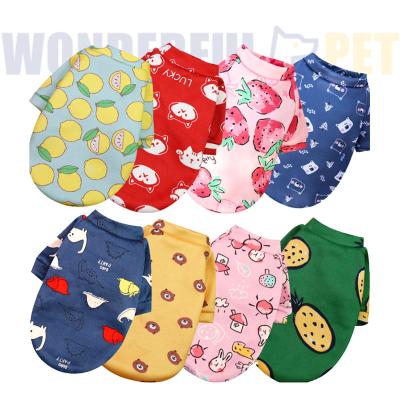 China Sustainable Wonderfulpet Corgi Wholesale Spring Autumn Winter Cartoon Cute Puppy Clothes For Pets Designer Dog Clothes for sale