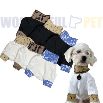 China Stocked WonderfulPet Wholesale Hot Designer Fashions Winter Fit Warm Luxury Pet Sweater Cute Clothes For Cat Dog Puppy for sale