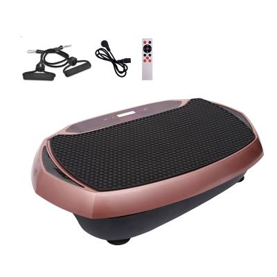 China LED Screen/Bluetooth and USB Fitness Vibration Platform Whole Body Vibration Machine Crazy Fit Vibration Plate with Remote Control for sale