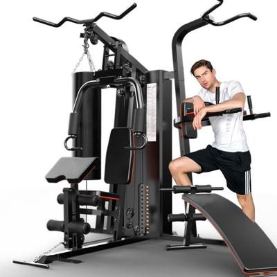 China Universal Professional Multi Station Commercial Home Gym Equipment Station 3 Station Gym Equipment for sale