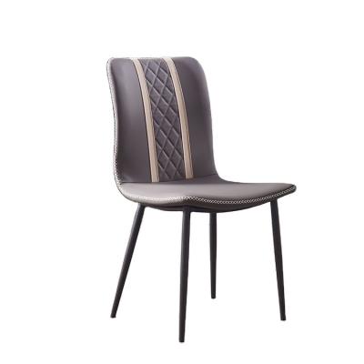 China COMODA Leather Chair Comfortable Good Prices For High End Luxury Dining Dining Chair Cafe Chair for sale