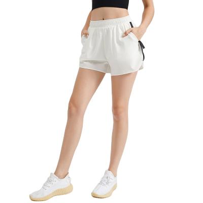 China Viable Wholesale Women's Worthless Shorts Loose Summer Fitness Leisure High Waist Yoga Track Running Shorts for sale