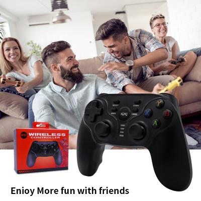 China With Handbreak Mobile Phone Wireless Gamepad Six-axis Vibration Game Controller Somatosensory With App Multifunctional Black for sale