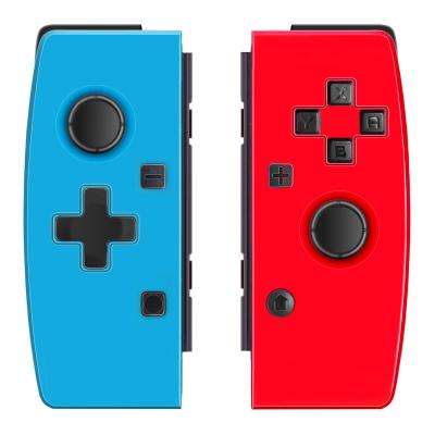 China With Non-original left and right handbreak game controllers, wireless blue tooth game handles for switch host, built-in gyroscope (blue red) for sale