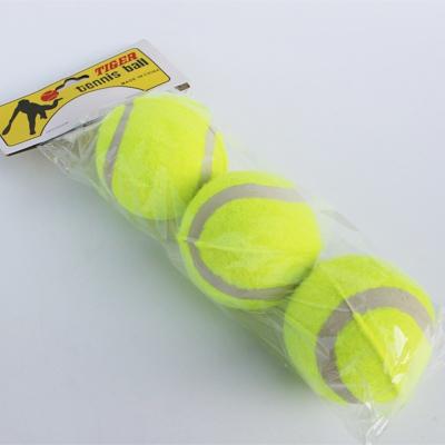 China Pet Toys Tennis Micro Elastic Secondary Ball Dog Throwing Interactive Dog Training Ball Hard Rubber Dog Ball for sale