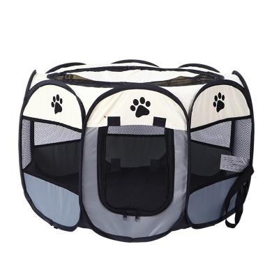 Cina Letto caldo del cane di piegatura di Tent Can Store del recinto dell'animale domestico di vendita di Amazon per la gabbia di campeggio del cane di Cat Delivery Room Folding Octagonal in vendita