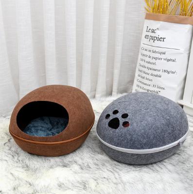 Cina Vello merino 100% fatto a mano Cat Bed For Kittens in vendita