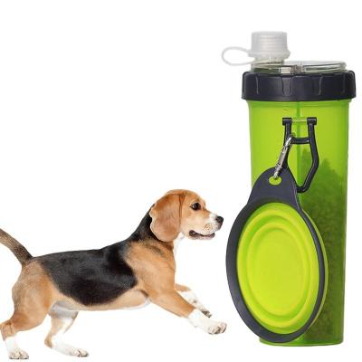 China Taza de agua de comida para mascotas portátil Taza de agua para perros al aire libre con cuencos de comida en venta