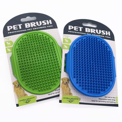 China Percha de baño TPR para mascotas Perro Masaje de baño húmedo y seco Percha de limpieza para gatos Shampoo Guante en venta