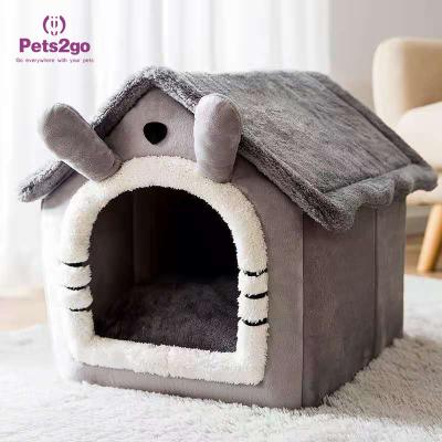 China Cama polar caliente de la casa de perro de la esponja 3kg del paño grueso y suave del invierno en venta