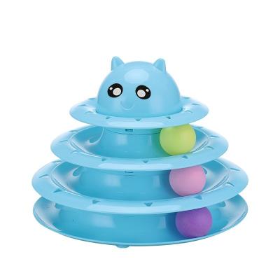 China Exploded Turntable Three Layer Combination Toys For Cat for sale