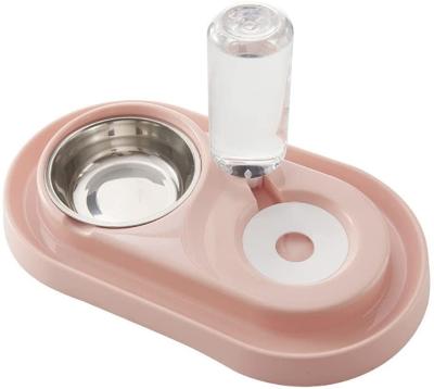Cina Doppio cane Cat Bowls, ciotola Cat Food Bowls del cane di acciaio inossidabile ed alimentatore dell'acqua con automatico in vendita