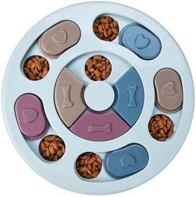 China ABS Pet Slow Feeder Food Interactive Dog Puzzle Toys for sale