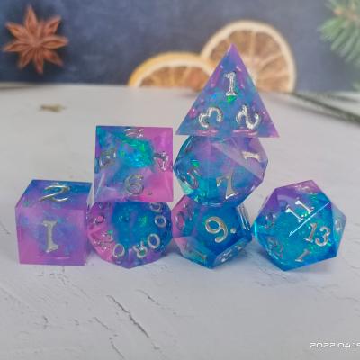 China Handmade resin dnd dies set polyhedral board gemstone dnd die cut handmade dies for sale