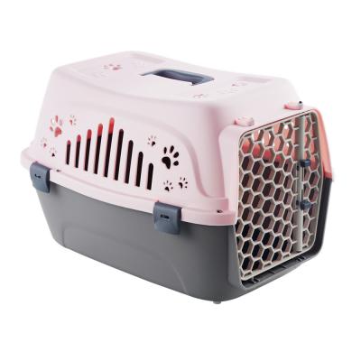 China Viable Portable Pet Transport Dog Crate Plastic Dog Box For Trucks Pet Cages for sale