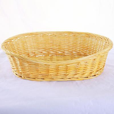 China Viable Hot Sale Pet Beds And Wicker Designer Cooling Rattan Pet Cat Dog Bed Beds for sale