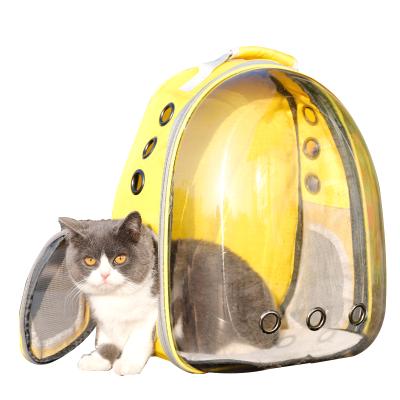 China Wholesale Hot Sale Outdoor Leisure Bag Backpack Pet Cage Bag Convenient Breathable Space Bag for sale