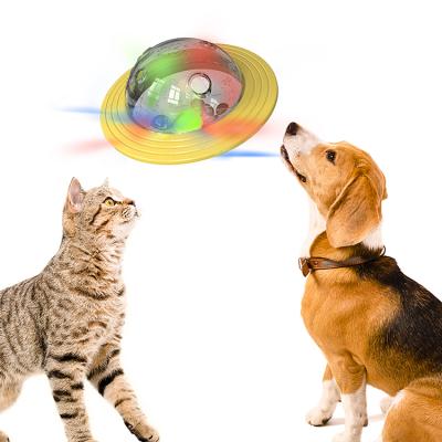 China 2020 New Sustainable Pet Toy Food Leak Interactive UFO Toy for sale